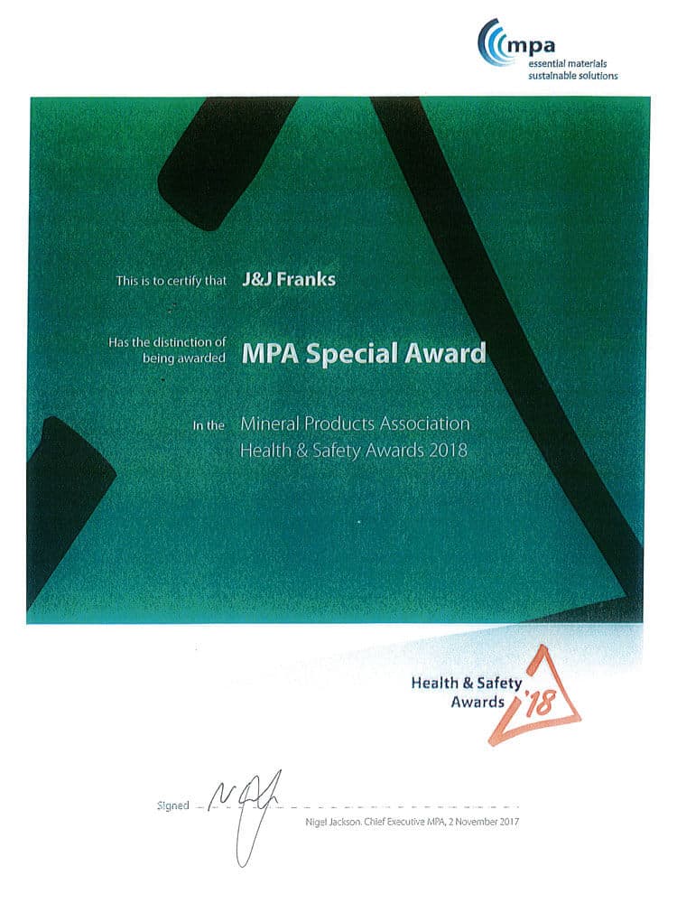 MPA Special Award For J&J Franks