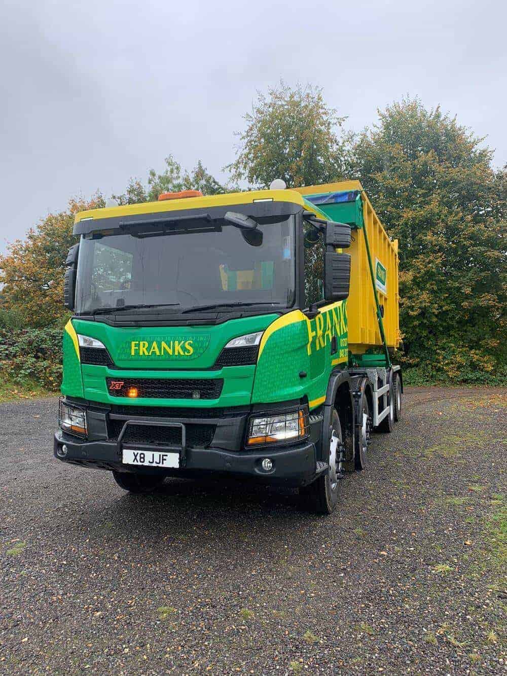 J&J Franks Front View Lorry