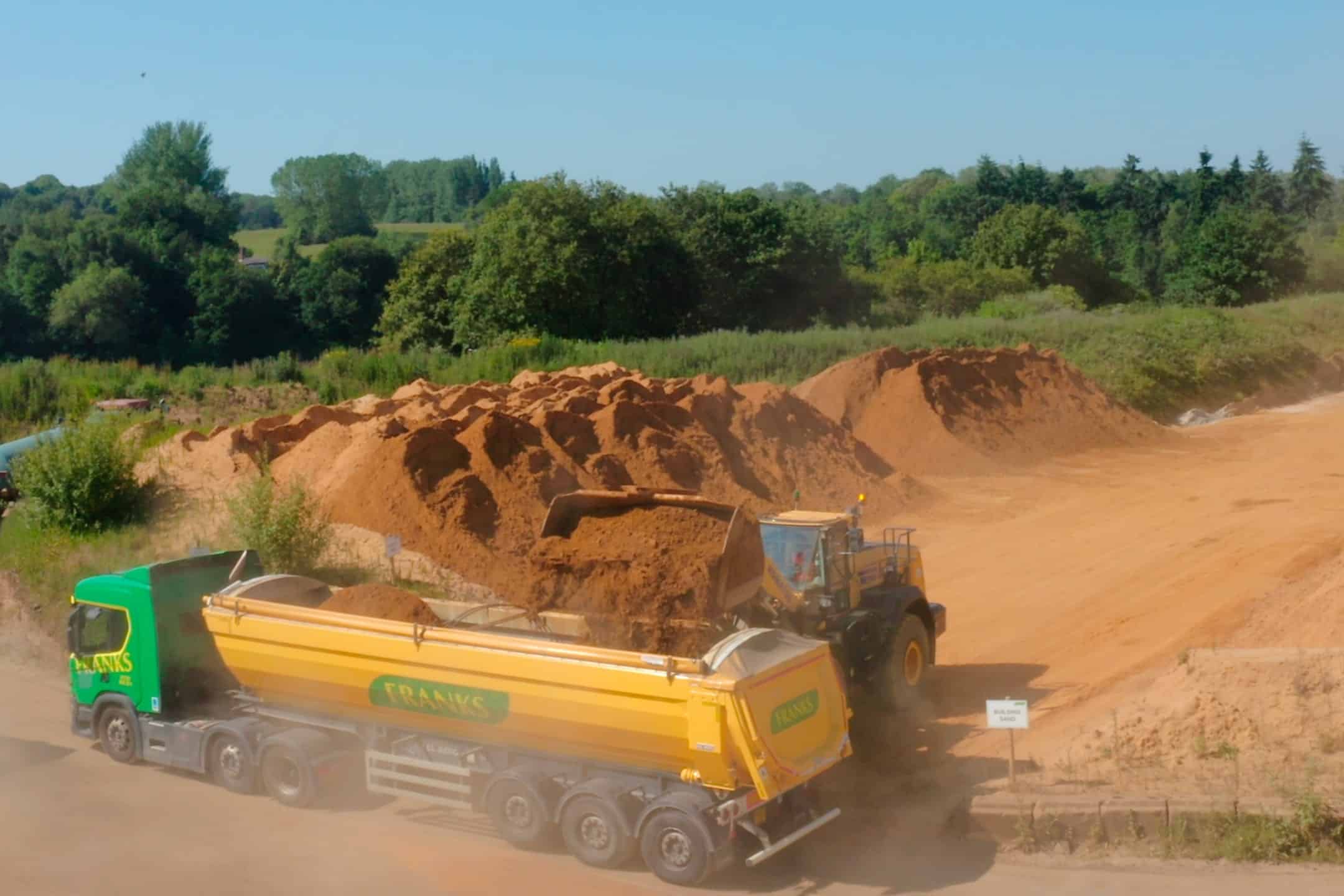 building sand delivery