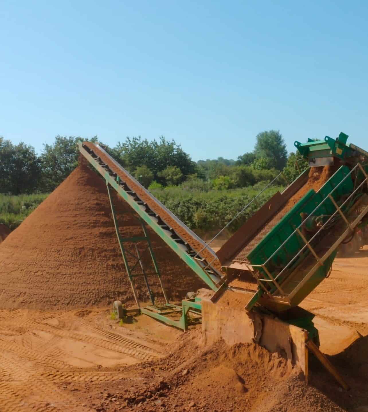 building sand